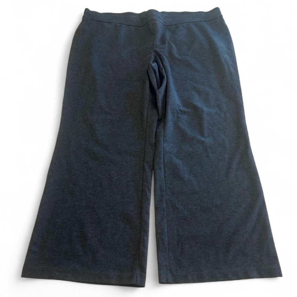 Lane Bryant Womens Pants 22/24 Gray Wide Leg High Waist Band Jogger Active Wear